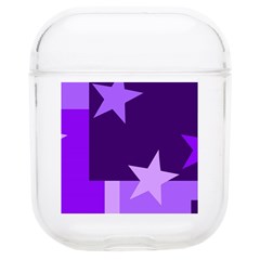 Purple Stars Pattern Shape Soft Tpu Airpods 1/2 Case by Pakjumat