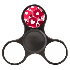 Pink Hearts Pattern Love Shape Finger Spinner by Pakjumat