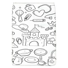 Baby Hand Sketch Drawn Toy Doodle Removable Flap Cover (l) by Pakjumat