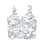 Baby Hand Sketch Drawn Toy Doodle Full Print Recycle Bag (M) Front