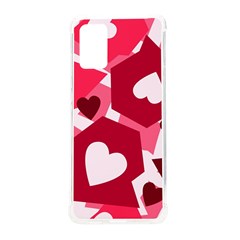 Pink Hearts Pattern Love Shape Samsung Galaxy S20plus 6 7 Inch Tpu Uv Case by Pakjumat