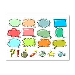 Set Collection Balloon Image Sticker A4 (10 Pack)