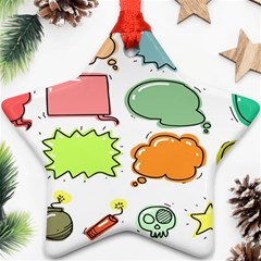 Set Collection Balloon Image Star Ornament (two Sides) by Pakjumat