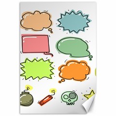 Set Collection Balloon Image Canvas 12  X 18  by Pakjumat