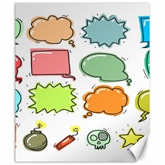 Set Collection Balloon Image Canvas 20  X 24  by Pakjumat