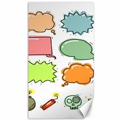 Set Collection Balloon Image Canvas 40  X 72  by Pakjumat