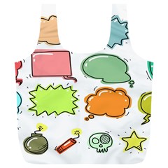 Set Collection Balloon Image Full Print Recycle Bag (xl) by Pakjumat