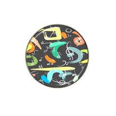 Repetition Seamless Child Sketch Hat Clip Ball Marker by Pakjumat