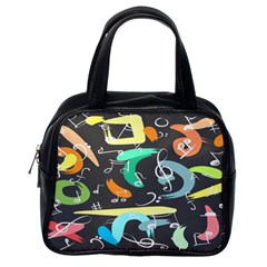 Repetition Seamless Child Sketch Classic Handbag (one Side) by Pakjumat