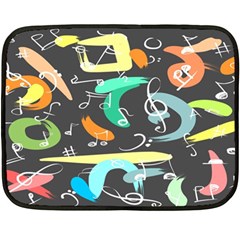 Repetition Seamless Child Sketch Fleece Blanket (mini) by Pakjumat