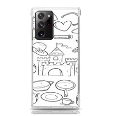 Baby Hand Sketch Drawn Toy Doodle Samsung Galaxy Note 20 Ultra Tpu Uv Case by Pakjumat