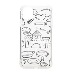 Baby Hand Sketch Drawn Toy Doodle Iphone 11 Tpu Uv Print Case by Pakjumat