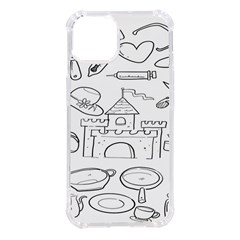 Baby Hand Sketch Drawn Toy Doodle Iphone 14 Tpu Uv Print Case by Pakjumat