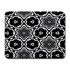 Black And White Pattern Background Structure Small Mousepad