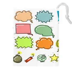 Set Collection Balloon Image Drawstring Pouch (5xl) by Pakjumat