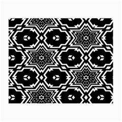 Black And White Pattern Background Structure Small Glasses Cloth (2 Sides) by Pakjumat