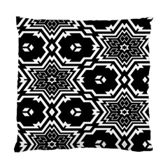 Black And White Pattern Background Structure Standard Cushion Case (one Side) by Pakjumat