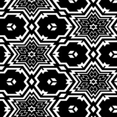 Black And White Pattern Background Structure Play Mat (square) by Pakjumat