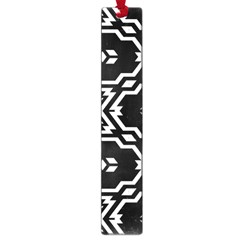 Black And White Pattern Background Structure Large Book Marks by Pakjumat