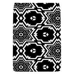 Black And White Pattern Background Structure Removable Flap Cover (l) by Pakjumat