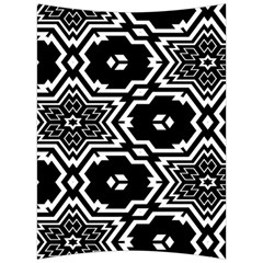 Black And White Pattern Background Structure Back Support Cushion by Pakjumat