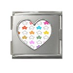 Set Up Element Disjunct Image Mega Link Heart Italian Charm (18mm) Front