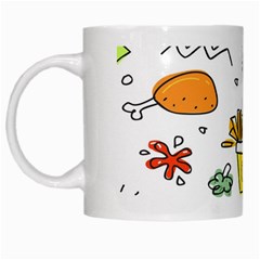 Cute Sketch Set Child Fun Funny White Mug by Pakjumat