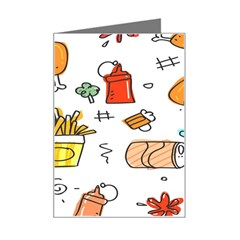 Cute Sketch Set Child Fun Funny Mini Greeting Card by Pakjumat