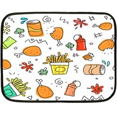 Cute Sketch Set Child Fun Funny Fleece Blanket (mini) by Pakjumat