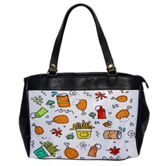 Cute Sketch Set Child Fun Funny Oversize Office Handbag by Pakjumat