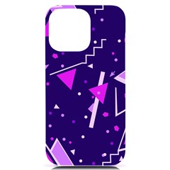 Memphis Pattern Geometric Abstract Iphone 14 Pro Max Black Uv Print Case by Pakjumat