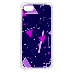 Purple Blue Geometric Pattern Iphone Se by Pakjumat