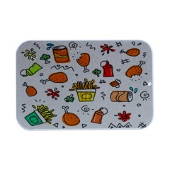 Cute Sketch Set Child Fun Funny Open Lid Metal Box (silver)   by Pakjumat