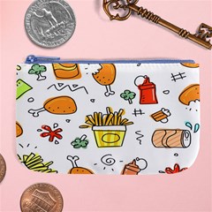 Cute Sketch Set Child Fun Funny Large Coin Purse by Pakjumat