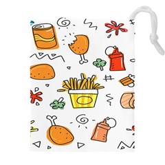 Cute Sketch Set Child Fun Funny Drawstring Pouch (5xl) by Pakjumat