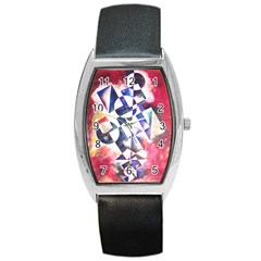 Abstract Art Work 1 Barrel Style Metal Watch