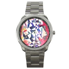 Abstract Art Work 1 Sport Metal Watch