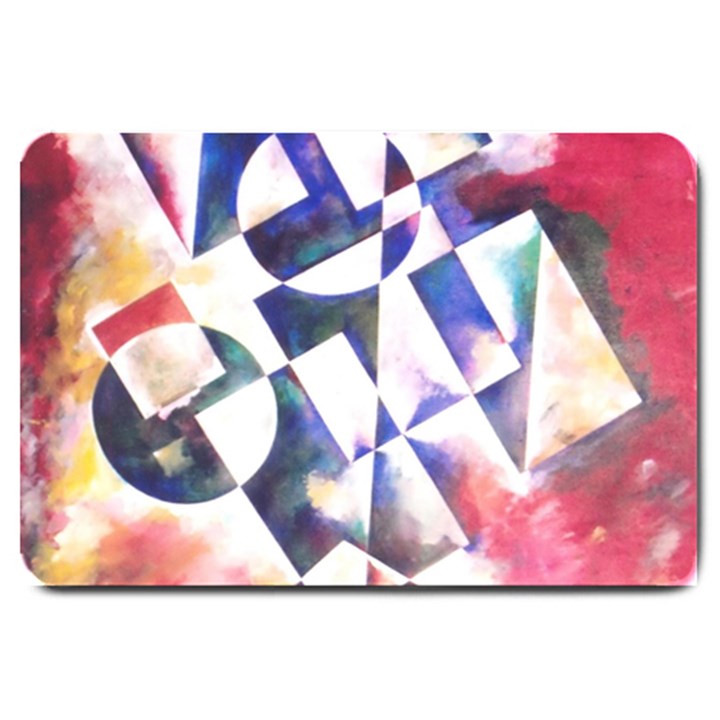 Abstract Art Work 1 Large Doormat