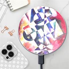 Abstract Art Work 1 Wireless Fast Charger(white)