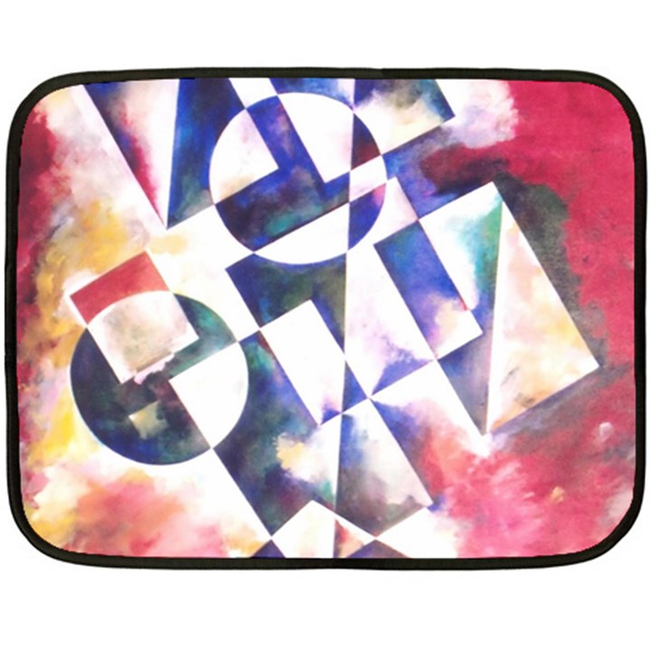 Abstract Art Work 1 Fleece Blanket (Mini)