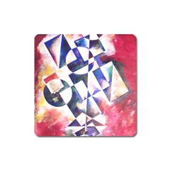 Abstract Art Work 1 Square Magnet