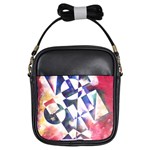 Abstract Art Work 1 Girls Sling Bag Front