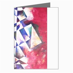 Abstract Art Work 1 Greeting Cards (pkg Of 8)