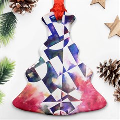 Abstract Art Work 1 Ornament (christmas Tree) 