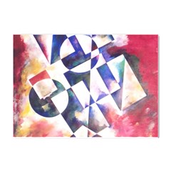 Abstract Art Work 1 Crystal Sticker (a4) by mbs123