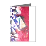 Abstract Art Work 1 Mini Greeting Card Left