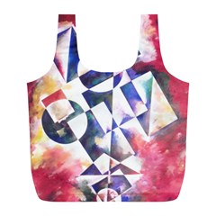 Abstract Art Work 1 Full Print Recycle Bag (l) by mbs123