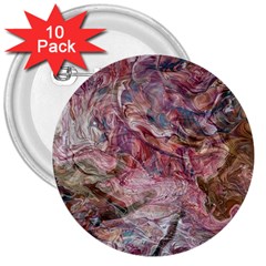 Blended Rivers 3  Buttons (10 Pack)  by kaleidomarblingart