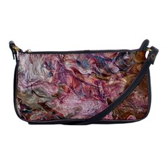 Blended Rivers Shoulder Clutch Bag by kaleidomarblingart