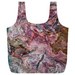 Blended Rivers Full Print Recycle Bag (xl) by kaleidomarblingart